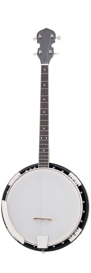 Banjo Instrument White Background (1)