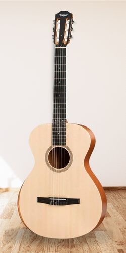 Taylor Academy 12e-N Classical Guitar in studio