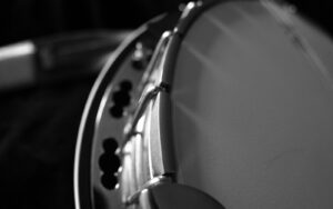 A close-up of an Intermediate Banjo