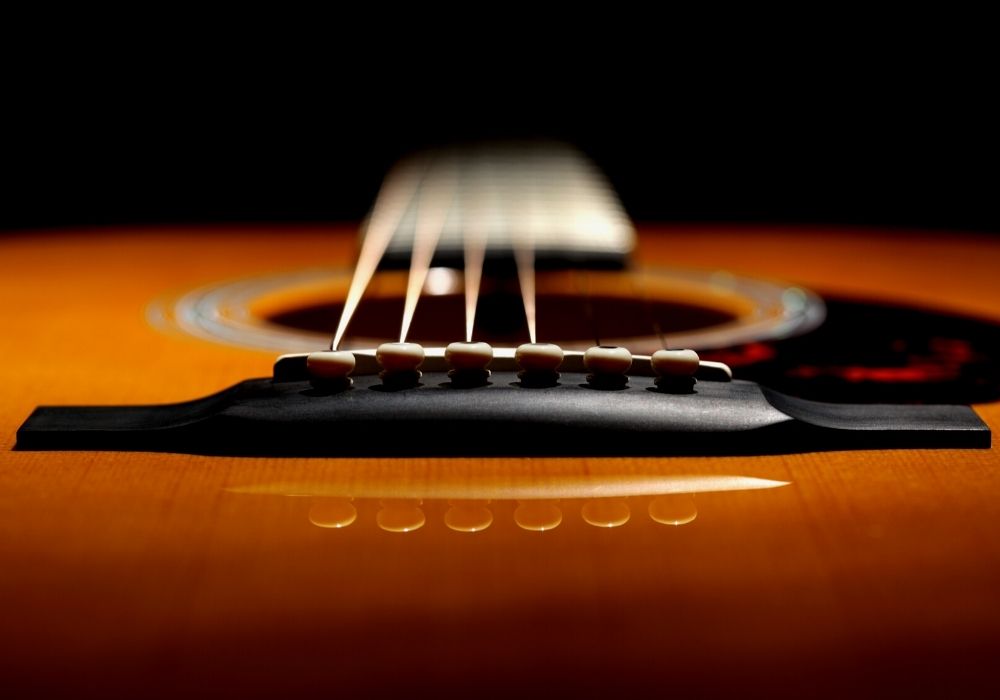 an acoustic guitar pickup