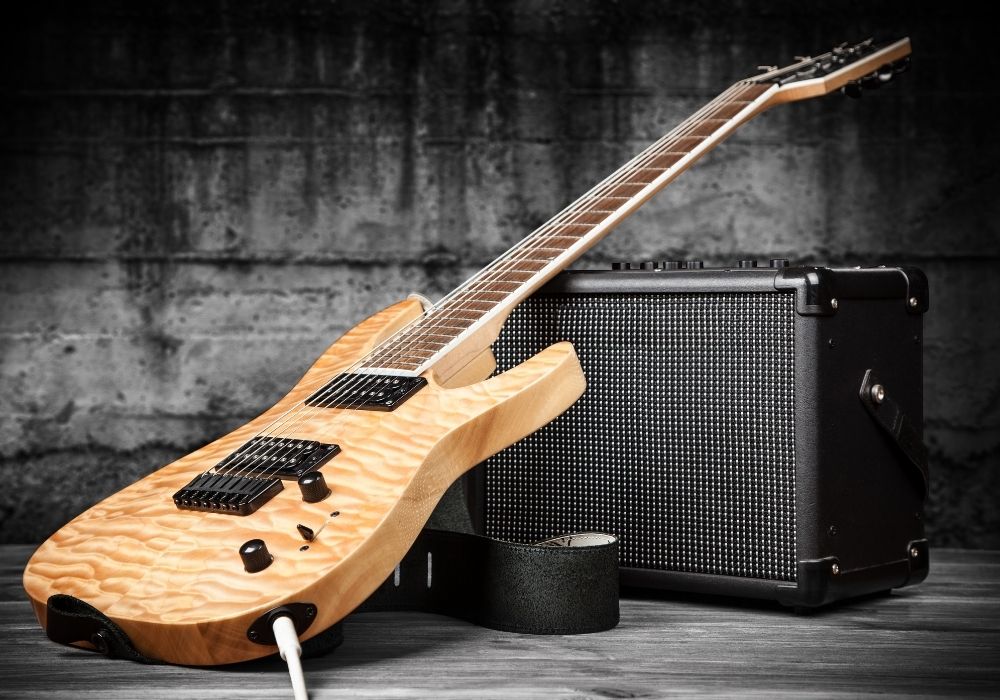 an electric guitar and one of the best electric guitar amps