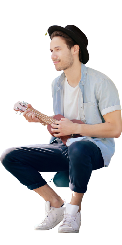 ukulele player