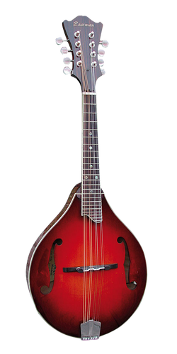 Eastman MD505 Mandolin on a white background.